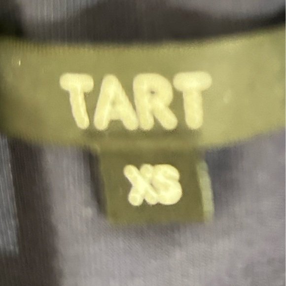 Tart navy Wide Leg strapless Jumpsuit elastic Waist/neckline modal cotton sz xs - Picture 6 of 6